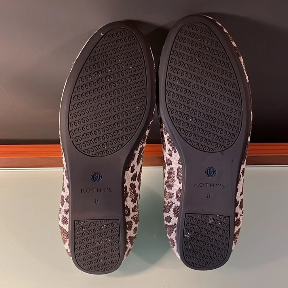 Rothy’s Mocha Spot Leopard Print Loafer - Picture 4 of 5